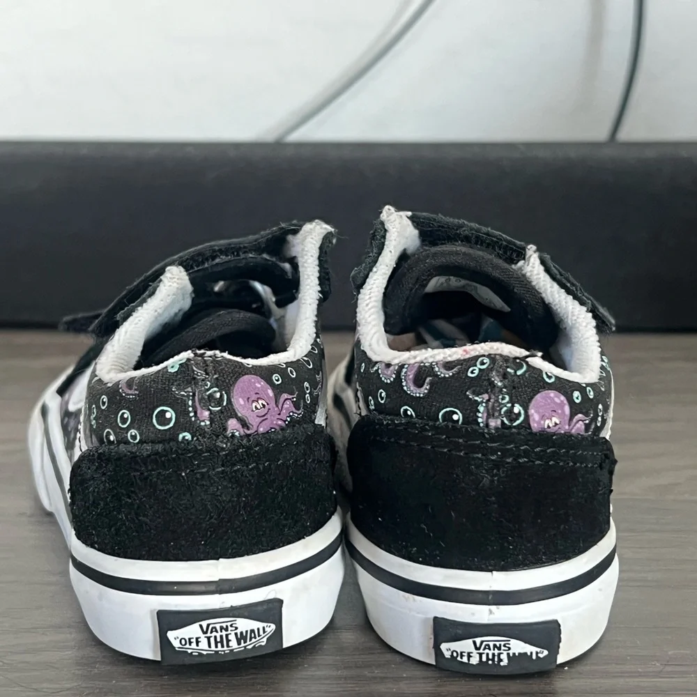 Vans Toddler Old Skool V Glow Octopus Sz6